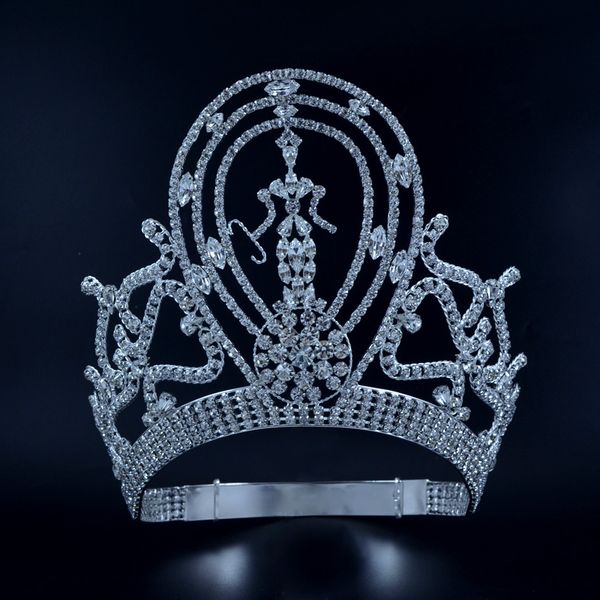 Pageant Crowns Tiaras Lager Adjustable Miss Pageant winner Queen Bridal Wedding Princess Hair Jewelry For Party Prom Shows Headdress Mo134
Pageant Crowns Tiaras Lager Adjustable Miss Pageant winner Queen Bridal Wedding Princess Hair Jewelry For Party Prom Shows Headdress Mo134