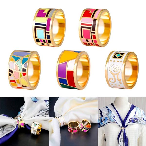 phenovo stainless steel geometric enamel pattern chiffon scarf modern design buckle clip brooch fashion jewelry for women gifts, Gray
phenovo stainless steel geometric enamel pattern chiffon scarf modern design buckle clip brooch fashion jewelry for women gifts, Gray