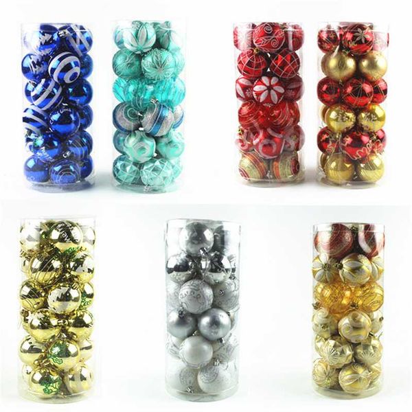 party decoration 24pcs/lot 6cm christmas tree hanging balls paint 2021 year's supplies
party decoration 24pcs/lot 6cm christmas tree hanging balls paint 2021 year's supplies
