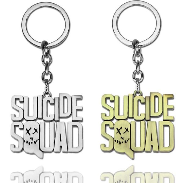 suicide squad letters keychain antique bronze white pendant key chains for women men car keyring keyholder, Silver
suicide squad letters keychain antique bronze white pendant key chains for women men car keyring keyholder, Silver
