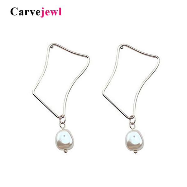 dangle & chandelier carvejewl simple fashion gold color silver plated geometric earrings for women jewelry irregular simulated pearl drop
dangle & chandelier carvejewl simple fashion gold color silver plated geometric earrings for women jewelry irregular simulated pearl drop