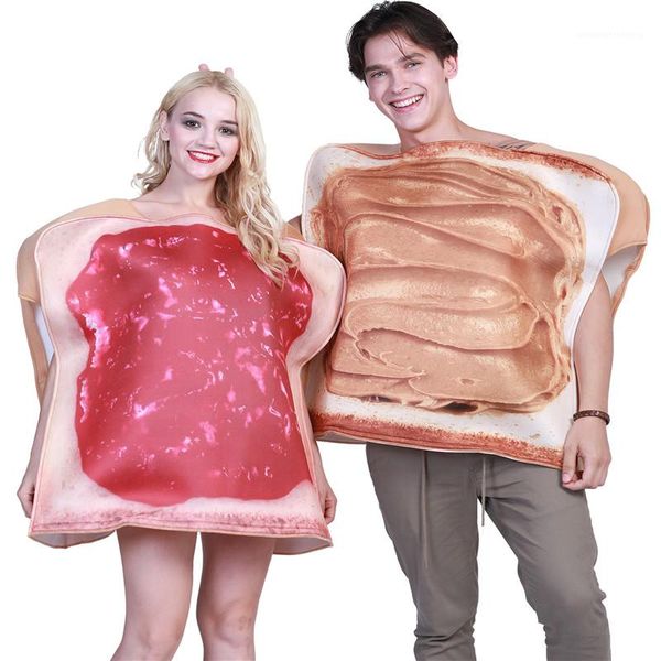 bread and jam couples theme party costumes women and mens novelty halloween costumes halloween food costumes, Black;red
bread and jam couples theme party costumes women and mens novelty halloween costumes halloween food costumes, Black;red
