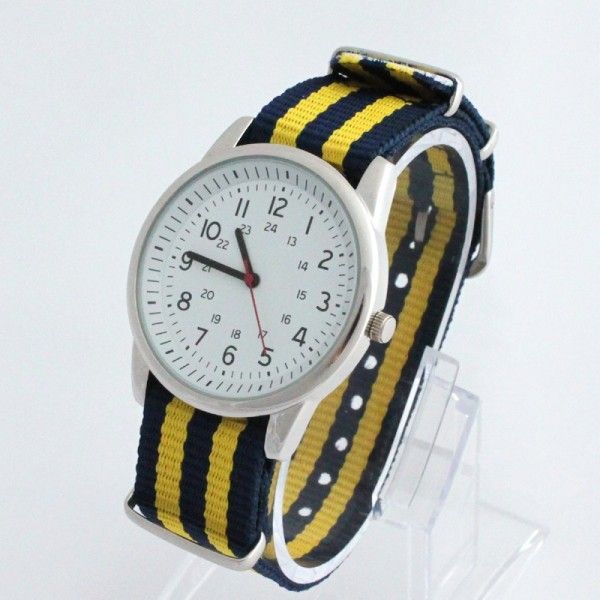 drop shipping men boy ladies 20mm nylon watch fabric band strap fashion quartz wristwatch u46f2, Slivery;brown
drop shipping men boy ladies 20mm nylon watch fabric band strap fashion quartz wristwatch u46f2, Slivery;brown