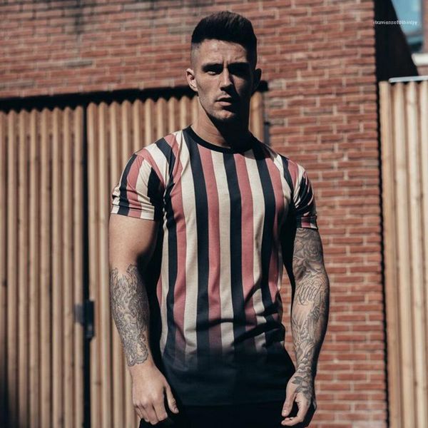 striped mens designer tshirt casual contrast color short sleeve o neck tees new mens summer, White;black
striped mens designer tshirt casual contrast color short sleeve o neck tees new mens summer, White;black