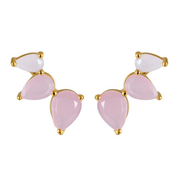 aprilgrass brand designer 100% 925 sterling silver natural white and blue stones stud earrings for women fashion designer beautiful jewelry, Golden;silver
aprilgrass brand designer 100% 925 sterling silver natural white and blue stones stud earrings for women fashion designer beautiful jewelry, Golden;silver