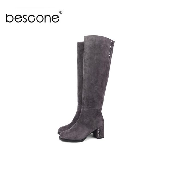 bescone winter ladies boots casual handmade round toe solid square heel shoes basic warm wool zipper high heel women boots bc206, Black
bescone winter ladies boots casual handmade round toe solid square heel shoes basic warm wool zipper high heel women boots bc206, Black