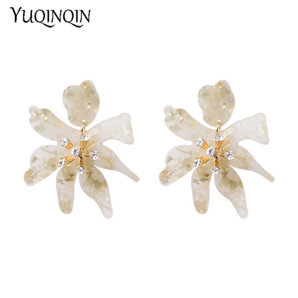 classic dangle fashion acetate resin flower crystal earrings for women big acetic acid dangling acrylic earring metal jewelry, Silver
classic dangle fashion acetate resin flower crystal earrings for women big acetic acid dangling acrylic earring metal jewelry, Silver