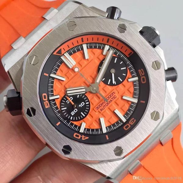 2020 luxury mens watches new mens watch rubber strap royaloak automatic imported mechanical 316 delicate steel, Slivery;brown
2020 luxury mens watches new mens watch rubber strap royaloak automatic imported mechanical 316 delicate steel, Slivery;brown