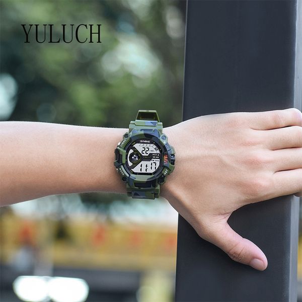 yuluch multifunctional sports waterproof men's watch student watch digital display boys electronic, Slivery;brown
yuluch multifunctional sports waterproof men's watch student watch digital display boys electronic, Slivery;brown