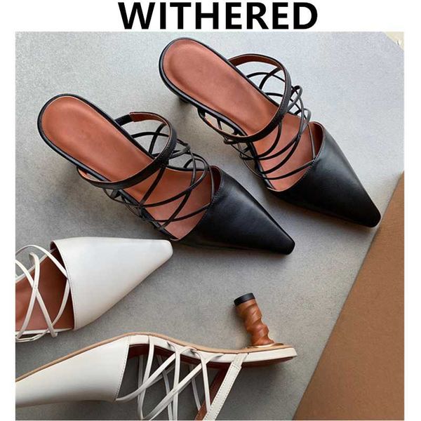 withered ins fashion blogger casual hand woven real leather cusp high wool heel mules shoes party sandals women shoes woman, Black
withered ins fashion blogger casual hand woven real leather cusp high wool heel mules shoes party sandals women shoes woman, Black