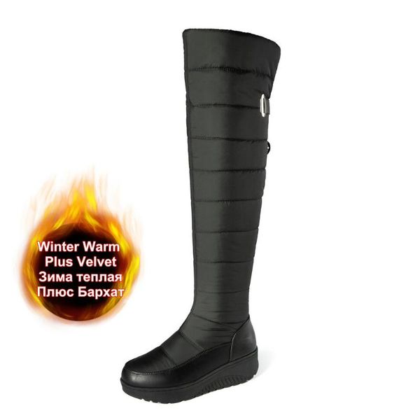 зима теплая вниз из натуральной кожи над коленом snow boots side zip женщин мода черный женская обувь gilrs открытый wear плюс размер, Black
зима теплая вниз из натуральной кожи над коленом snow boots side zip женщин мода черный женская обувь gilrs открытый wear плюс размер, Black