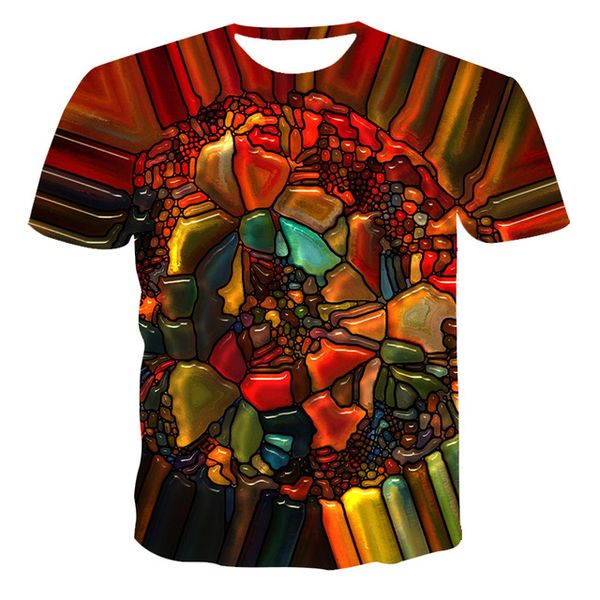 summer men 3d skull printing breathable black avatar printing 3d print shirts horror oversized horror men clothing