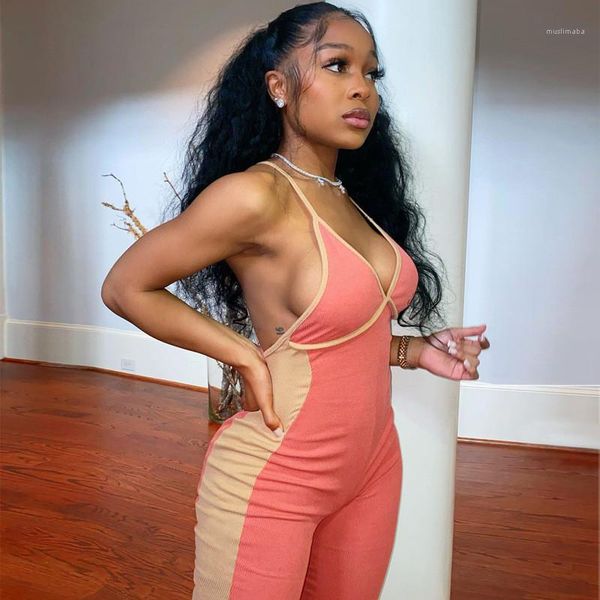 clothes women jumpsuits fashion striped panelled natural color jumpsuits skinny spaghetti strap jumpsuits women designer, Black;white 
clothes women jumpsuits fashion striped panelled natural color jumpsuits skinny spaghetti strap jumpsuits women designer, Black;white