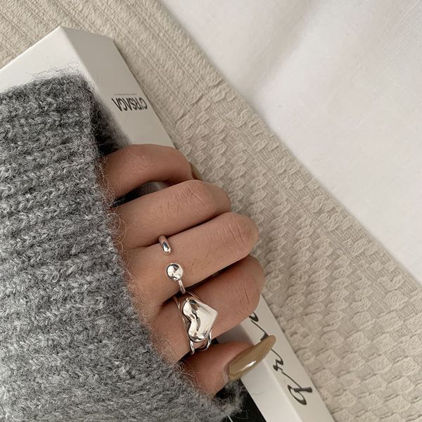 trendy silver color smooth love heart ring high polish round ball open finger ring for women new fashion gifts s-r655, Golden;silver
trendy silver color smooth love heart ring high polish round ball open finger ring for women new fashion gifts s-r655, Golden;silver