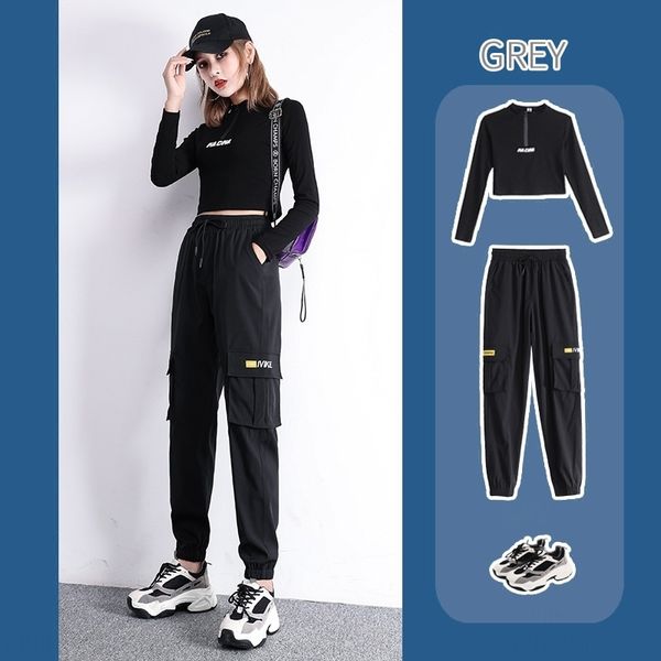 korean style jazz suit sports suit men's and women's work pants korean stylejazz style drag dance clothes new hip hop ghost dance, Gray
korean style jazz suit sports suit men's and women's work pants korean stylejazz style drag dance clothes new hip hop ghost dance, Gray