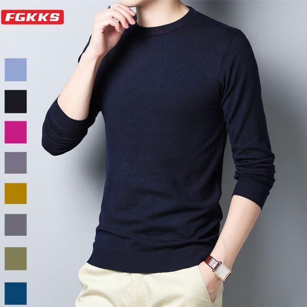 men's sweaters fgkks trendy brand men solid casual thin pullover autumn slim base long sleeve sweater male, White;black
men's sweaters fgkks trendy brand men solid casual thin pullover autumn slim base long sleeve sweater male, White;black