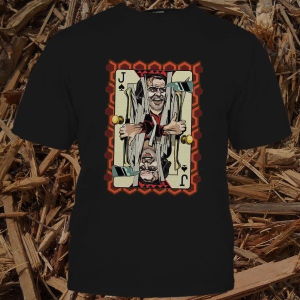 loose black men tshirts homme tees shining parody here's johnny shirt, full color jack of spades classic horror tee print mens
loose black men tshirts homme tees shining parody here's johnny shirt, full color jack of spades classic horror tee print mens