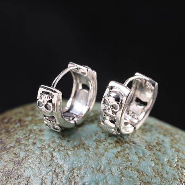 925 sterling silver vintage fashion fashion skull earrings for women men jewelry wedding earring, Golden
925 sterling silver vintage fashion fashion skull earrings for women men jewelry wedding earring, Golden