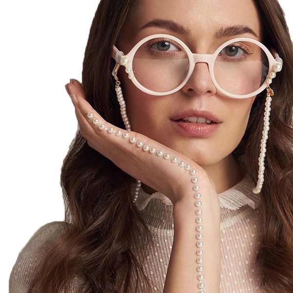 new elegant handmade pearl beaded glasses chain women sunglasses strap reading eyeglass chain hanging spectacles accessory 2020, Silver
new elegant handmade pearl beaded glasses chain women sunglasses strap reading eyeglass chain hanging spectacles accessory 2020, Silver