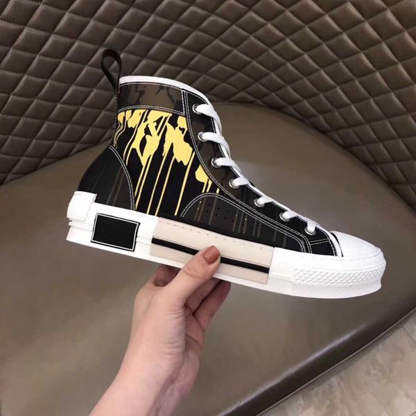 new platform newspaper flowers technical canvas b23 high oblique casual shoes men designer shoes womens fashion casual shoe, Black
new platform newspaper flowers technical canvas b23 high oblique casual shoes men designer shoes womens fashion casual shoe, Black