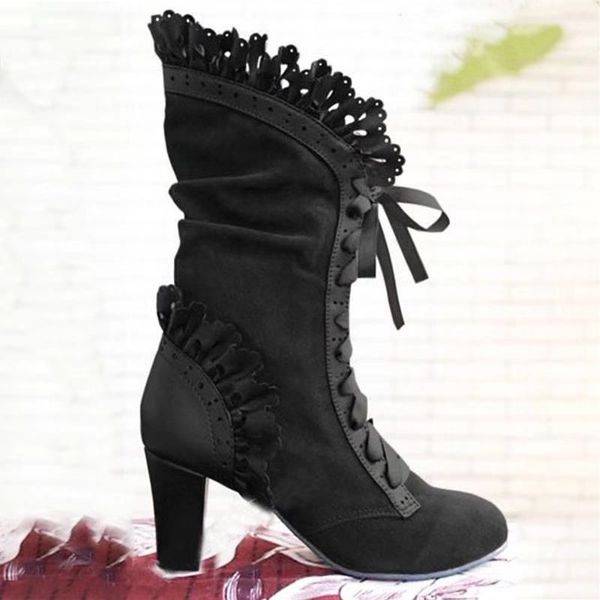 женщины 2020 кружева женщин высокой пятки средний трубные сапоги botas zapatos mujer ретро кожа зимняя обувь пинетки cowboy botas mujer, Black
женщины 2020 кружева женщин высокой пятки средний трубные сапоги botas zapatos mujer ретро кожа зимняя обувь пинетки cowboy botas mujer, Black