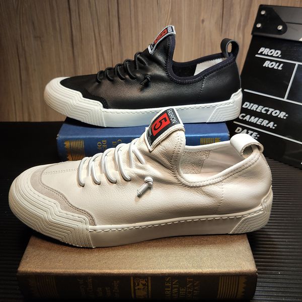 2020 man summer footwear new designer breathable white flat sneakers student casual flats real leather shoes male loafers 38-44, Black
2020 man summer footwear new designer breathable white flat sneakers student casual flats real leather shoes male loafers 38-44, Black