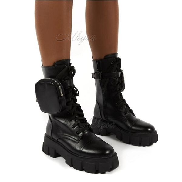 fashion pocket chunky boots women lace up platform boots women sole ankle plus size ankle for, Black
fashion pocket chunky boots women lace up platform boots women sole ankle plus size ankle for, Black