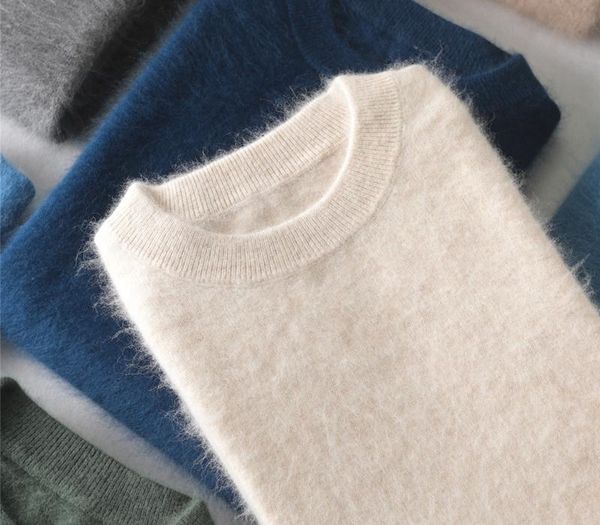 100% mink cashmere sweater men pullovers 2020 autumn winter basic warm clothes jersey sueter hombre pull homme hiver jumper, White;black
100% mink cashmere sweater men pullovers 2020 autumn winter basic warm clothes jersey sueter hombre pull homme hiver jumper, White;black