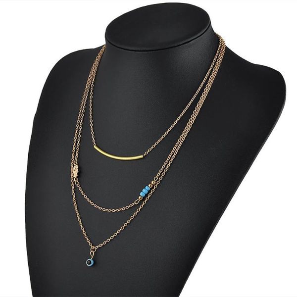 highlight that makes you become the focus in the crowd fatima hand sweater chain eye beads elbow multilayer tassel necklace, Silver
highlight that makes you become the focus in the crowd fatima hand sweater chain eye beads elbow multilayer tassel necklace, Silver