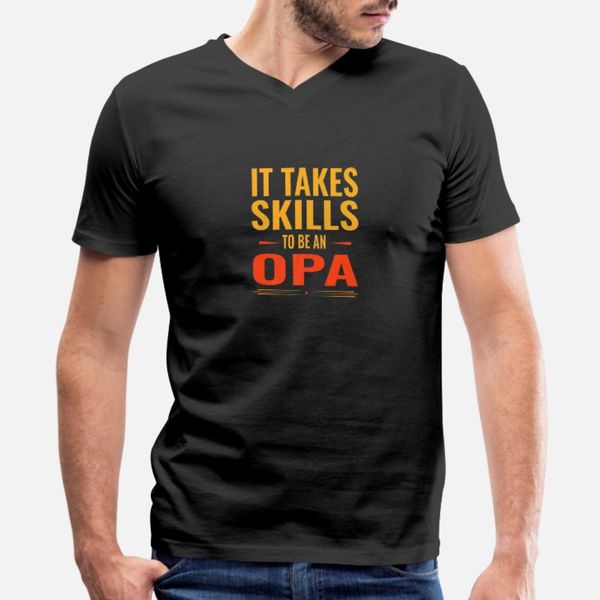 it takes skills to be opa fathers day men gift t shirt men character tee shirt o neck clothing famous comfortable summer pattern shirt
it takes skills to be opa fathers day men gift t shirt men character tee shirt o neck clothing famous comfortable summer pattern shirt