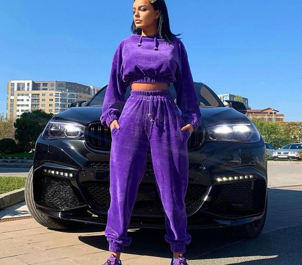 selling women designers clothes long sleeve hooded crop sweater pants tracksuit fashion casual two piece outfits sports suit ly828, White
selling women designers clothes long sleeve hooded crop sweater pants tracksuit fashion casual two piece outfits sports suit ly828, White