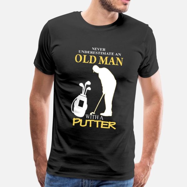 golfer an old man with a putter t shirt men custom 100% cotton s-xxxl novelty interesting casual spring autumn normal shirt
golfer an old man with a putter t shirt men custom 100% cotton s-xxxl novelty interesting casual spring autumn normal shirt