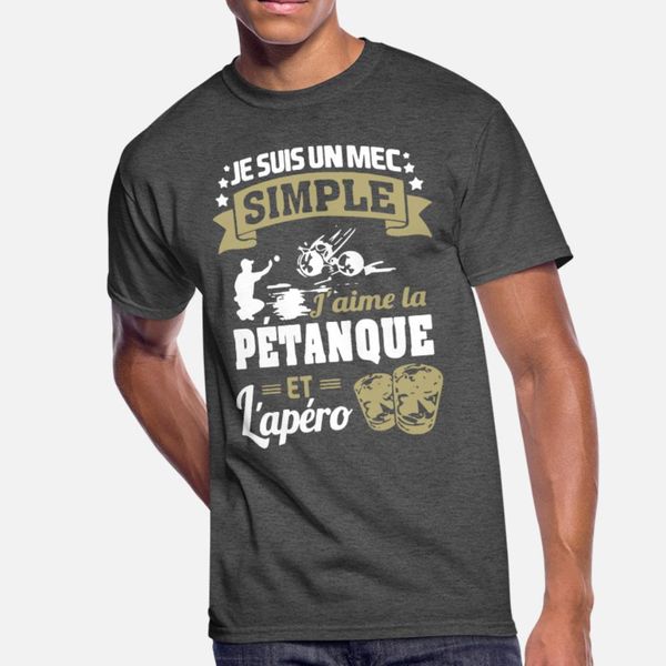 je suis un mec simple j aime la petanque et lapero t shirt men gift tee shirt s-xxxl solid color gift funny spring autumn leisure
je suis un mec simple j aime la petanque et lapero t shirt men gift tee shirt s-xxxl solid color gift funny spring autumn leisure