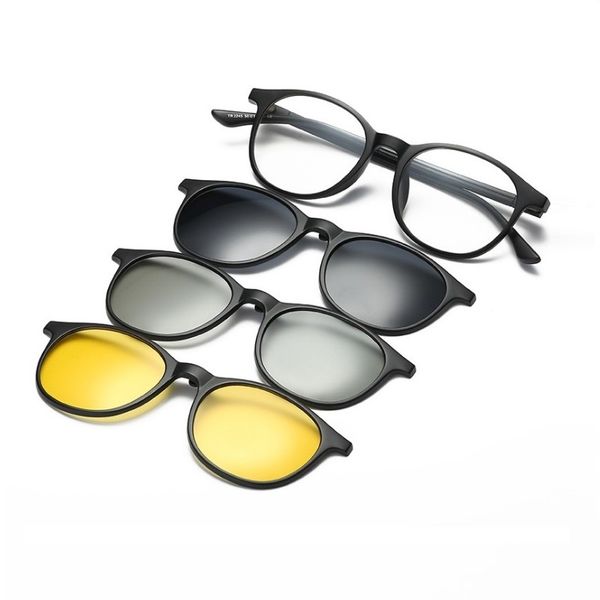 width-136 new magnetic set mirror men women 3+1 tr90 frame myopia sunglasses fashion polarized 3d night vision sunglasses frames, Black
width-136 new magnetic set mirror men women 3+1 tr90 frame myopia sunglasses fashion polarized 3d night vision sunglasses frames, Black