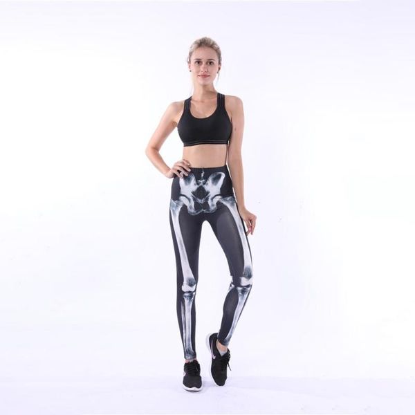 fashion personality black with white skull womens sport leggings casual trousers fitness yoga pants, White;red
fashion personality black with white skull womens sport leggings casual trousers fitness yoga pants, White;red