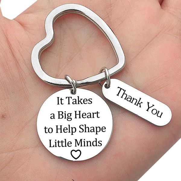 keychain ring key holder stainless steel teachers' day thank you festival gift, Silver
keychain ring key holder stainless steel teachers' day thank you festival gift, Silver