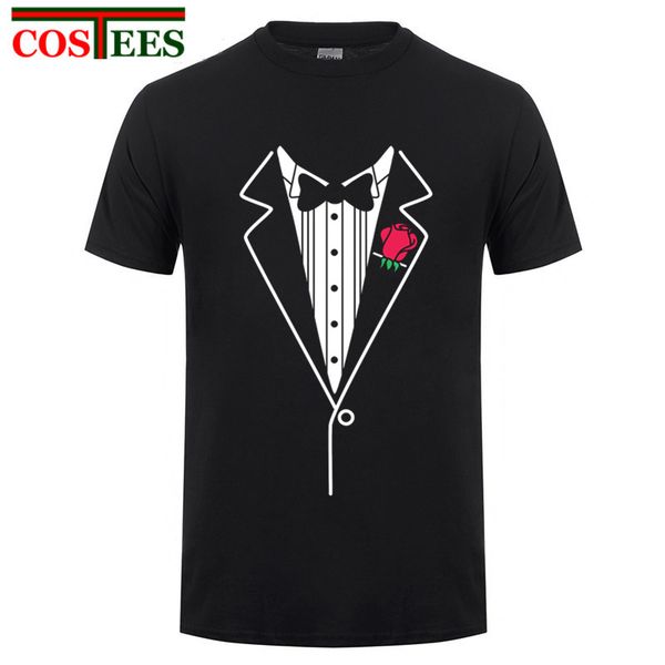 2019 new fashion tuxedo costume bow tie men's t-shirts nautre cotton gentle man hipster business dress tee shirt
2019 new fashion tuxedo costume bow tie men's t-shirts nautre cotton gentle man hipster business dress tee shirt