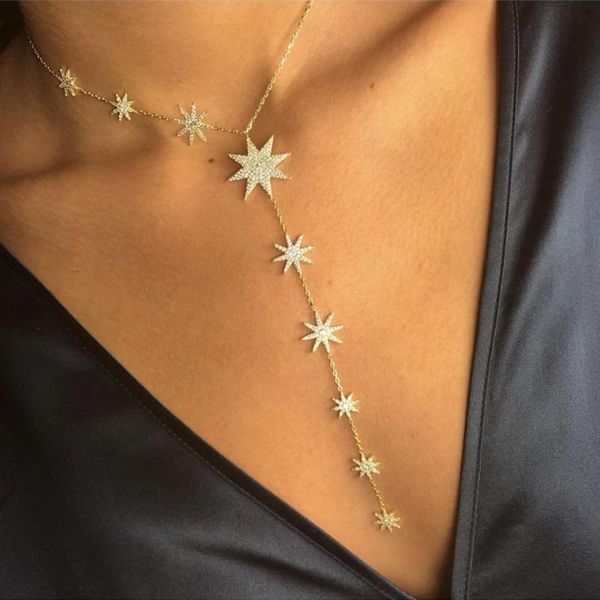 long cz star northstar charm necklace gold silver color pave sparking cubic zirconia stunning gorgeous women jewelry
long cz star northstar charm necklace gold silver color pave sparking cubic zirconia stunning gorgeous women jewelry