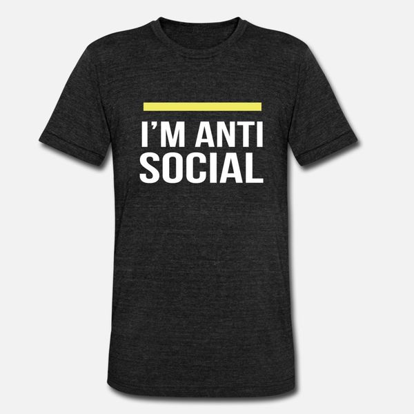 i am anti social t shirt men fit tee shirt plus size 3xl family fit funny casual summer style pattern shirt
i am anti social t shirt men fit tee shirt plus size 3xl family fit funny casual summer style pattern shirt