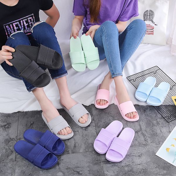 slippers the solid color household couples leisure antiskid indoor bathroom thick bottom home, Black
slippers the solid color household couples leisure antiskid indoor bathroom thick bottom home, Black
