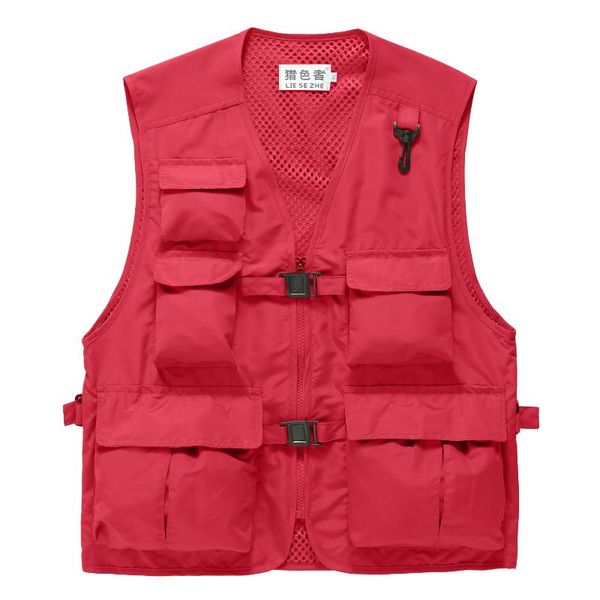 men's vests hoho2021 men v-neck gauze lining buckle zipper waistcoat casual multi-pockets, Black;white
men's vests hoho2021 men v-neck gauze lining buckle zipper waistcoat casual multi-pockets, Black;white
