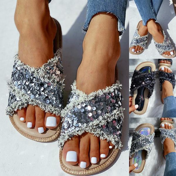 women's ladies fashion casual sequins fringe hem slippers sandals flat shoes mujer 2020 fashion red black female beach slippers
women's ladies fashion casual sequins fringe hem slippers sandals flat shoes mujer 2020 fashion red black female beach slippers