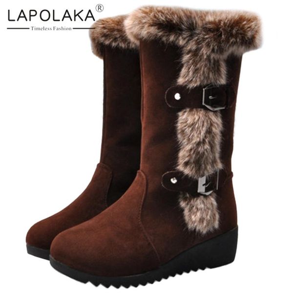 boots lapolaka 2021 dropship platform concise shoes women female slip on add fur warm winter woman footwear, Black
boots lapolaka 2021 dropship platform concise shoes women female slip on add fur warm winter woman footwear, Black