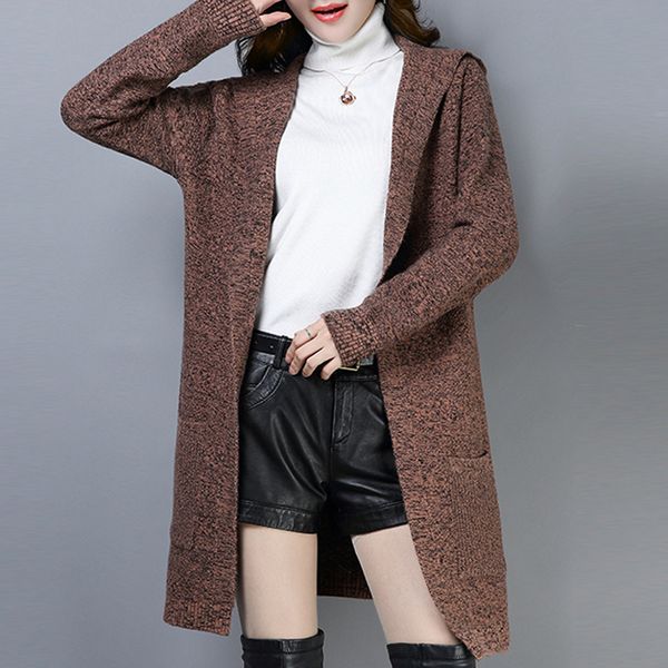 autumn and winter new women loose long sleeve knitted cardigans sweaters casual solid hooded thick sweaters coats women, White;black
autumn and winter new women loose long sleeve knitted cardigans sweaters casual solid hooded thick sweaters coats women, White;black