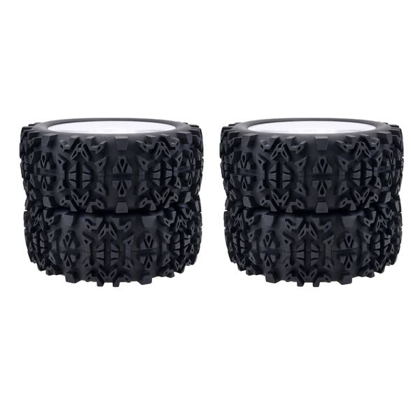 4-pack od 4.7 inch / 120mm rubber rc car tires & wheel rims foam inserts 17mm hex hub
4-pack od 4.7 inch / 120mm rubber rc car tires & wheel rims foam inserts 17mm hex hub