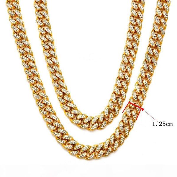 fashion hip hop necklace jewelry new iced out gold chains for men gold silver miami cuban link chains k5609
fashion hip hop necklace jewelry new iced out gold chains for men gold silver miami cuban link chains k5609