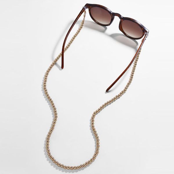 miwens 2020 golden beads sunglass chians for women brand bauble bar eyeglass holder neck strap rope chains lady eyewear jewelry, Silver
miwens 2020 golden beads sunglass chians for women brand bauble bar eyeglass holder neck strap rope chains lady eyewear jewelry, Silver
