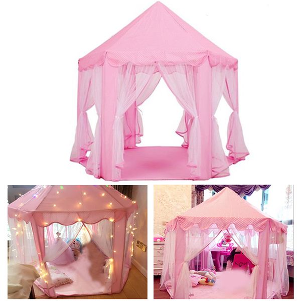 mosquito net portable children's tent girls princess pink castle kids play house for indoor outdoor garden star curtain light
mosquito net portable children's tent girls princess pink castle kids play house for indoor outdoor garden star curtain light