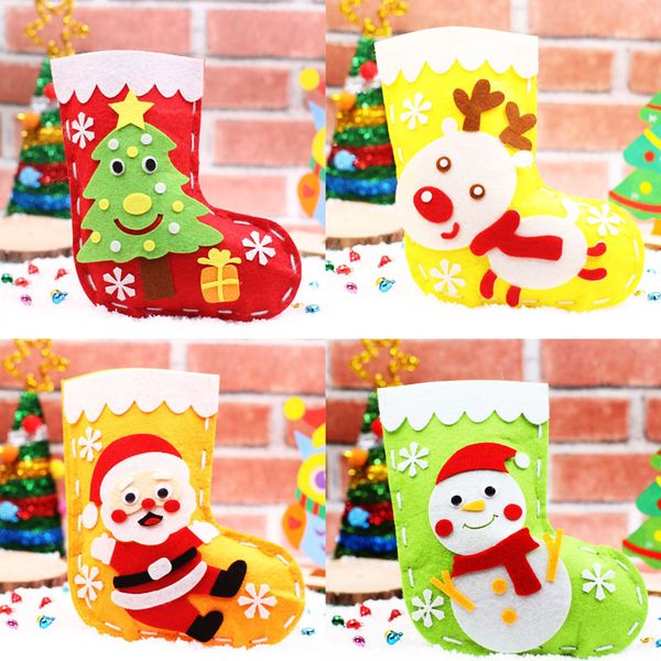 christmas stocking diy kit handmade cartoon sock gift holder bag kids toy santa claus non-woven gift candy bag xmas ornament
christmas stocking diy kit handmade cartoon sock gift holder bag kids toy santa claus non-woven gift candy bag xmas ornament