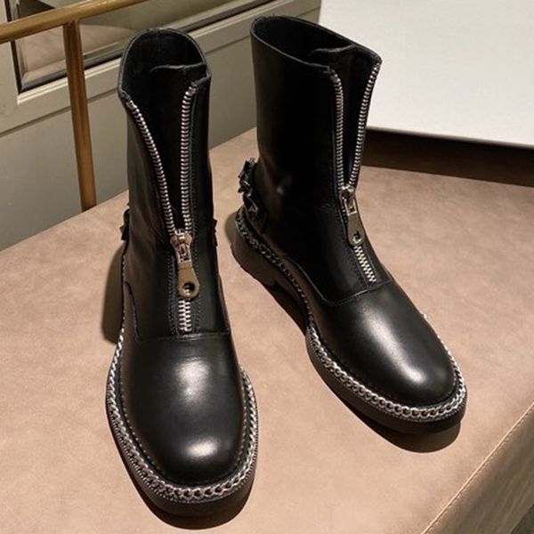 classic luxury square heels boots genuine leather womens new fashion trendy vintage knee high ankle boots shoes, Black
classic luxury square heels boots genuine leather womens new fashion trendy vintage knee high ankle boots shoes, Black